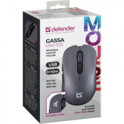 ����� Defender Gassa MM-105 Wireless Silent Grey (52104) - �������� 5