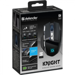 Мишка Defender Knight GM-885 Wireless Black (52885) - Картинка 7