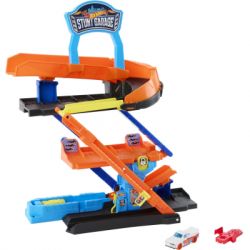 Автотрек Hot Wheels City Гараж-трансформер для трюков (JHL94) - Картинка 3