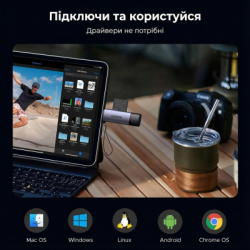Картридер Кардридер USB Ugreen CM185, Grey, Type-C / USB 3.0 - microSD / SD (50706) - Картинка 5