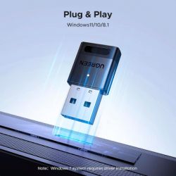 Bluetooth-адаптер Ugreen USB Bluetooth 5.4 CM748 Black (45134) - Картинка 3
