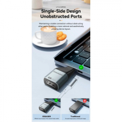 ���������� HDMI F to USB-C M 4K60Hz Essager (EZJHD60-MJ0G-P) - �������� 5