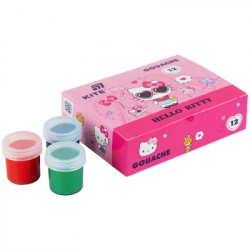 Гуашевые краски Kite Hello Kitty, 12 кольорів 20 мл (HK26-063) - Картинка 2