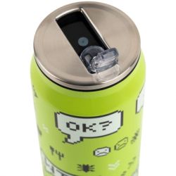 Поильник-непроливайка Kite Game over термочашка з трубочкою, 500 мл (K25-1264-1) - Картинка 2