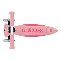 Самокат Globber серії Elite Lights пастельно-рожевий Колеса з підсвічуванням (439-710-3) - Картинка 6