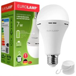 �������� Eurolamp A60 7W 4000K 1200mAh (LED-A60-07274(EM)AV)