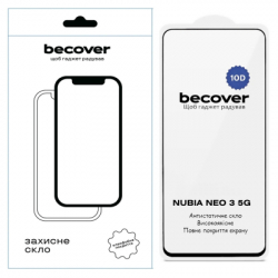 ���� ������� BeCover 10D Nubia Neo 3 5G Black (714762)