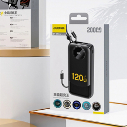 Батарея універсальна Dudao K13Pro 20000mAh 22,5W PD, QC, with built-in USB-C/Lightning cables (6977196680276) - Картинка 2