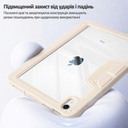 ����� �� �������� BeCover Rugged Origami Transparent Apple iPad 10.9" (2022/2024) / iPad (A16) 2025 11" Beige (714970) - �������� 6
