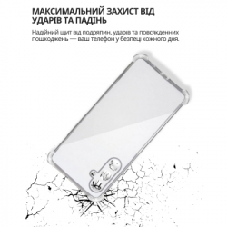 ����� �� ��������� �������� BeCover Anti-Shock Samsung Galaxy A37 5G SM-A376 Clear (714865) - �������� 5