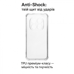 ����� �� ��������� �������� BeCover Anti-Shock Xiaomi Redmi Note 15 Pro Plus 5G Clear (714912) - �������� 4