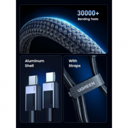 Дата кабель USB-C to USB-C 1.0m 240W 480Mbps black Ugreen (45067) - Картинка 5