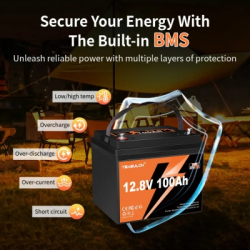 Батарея для ДБЖ Батарея LiFePo4 YEAGULCH 12.8V 100Ah Mini Max (YEAGULCH-12,8V/100Ah Max) - Картинка 3