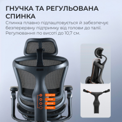 ������ ����� Sihoo ����� ������ � ��������� ��� ��� Sihoo DORO C300 Pro Mesh Black with (DORO-C300-PRO-M101-JT) - �������� 10