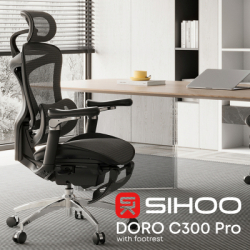 ������ ����� Sihoo ����� ������ � ��������� ��� ��� Sihoo DORO C300 Pro Mesh Black with (DORO-C300-PRO-M101-JT) - �������� 6