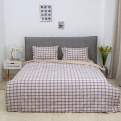Постельное белье Viluta 06 Wash Вареный хлопок геометрия (50 х 70 - 2 шт) евро (06_Wash_Printed_ev) - Картинка 2