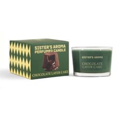Ароматическая свеча Sister's Aroma Chocolate Layer Cake 150 г (4820227786282) - Картинка 2