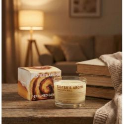 Ароматическая свеча Sister's Aroma Cinnamon Roll 150 г (4820227786367) - Картинка 2