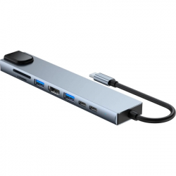 ������������ Dynamode USB-C 8-in-1 HDMI 4K30Hz + 1xRJ45 + 1xUSB 3.0 + 1xUSB 2.0 + 1xUSB-C PD (BYL-2017L) - �������� 2