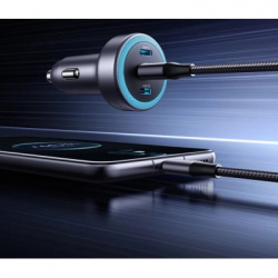 Зарядний пристрій Ugreen 2xUSB-C PD30W + 1xUSB QC3.0 EC307 gray (45843) - Картинка 4