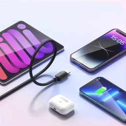 Дата кабель USB-C to Lightning 1.0m 20W black Essager (EXCTL-WL01-P) - Картинка 4