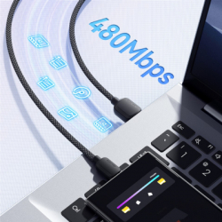 Дата кабель USB-C to Lightning 1.0m 20W black Essager (EXCTL-WL01-P) - Картинка 5