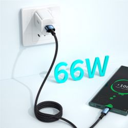 Дата кабель USB 2.0 AM to USB-C 0.5m 6A Essager (EXCT-CGB01) - Картинка 4
