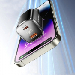 �������� ������� 1xUSB-C + 1xUSB 33W GaN black Essager (ECT33W-GMB01-Z) - �������� 6