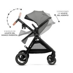 Коляска Kinderkraft 2 в 1 Esme Grey (KSESME00GRY2000) (5902533929658) - Картинка 4