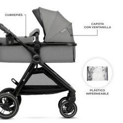 Коляска Kinderkraft 2 в 1 Esme Grey (KSESME00GRY2000) (5902533929658) - Картинка 5