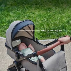 Коляска Kinderkraft 2 в 1 Esme Grey (KSESME00GRY2000) (5902533929658) - Картинка 8