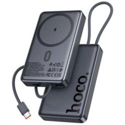������� ������������� HOCO 10000 mAh Origen Dual PD/20W Magnetic with cable Type-C Metal Gray (Q44 / 714983)