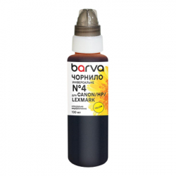 ������� Barva Canon / HP / Lexmark �4 (������������), Yellow, 100 ��, ������������, ������ OneKey (CU4-474e)