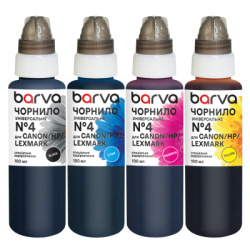 ������� Barva Canon/HP/Lexmark 4 4x100 ��, BK/C/M/Y, universal (CU4-100-MP)