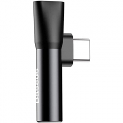 Перехідник USB-C M to USB-C F + 3.5mm F black Baseus (CATL41-01) - Картинка 2