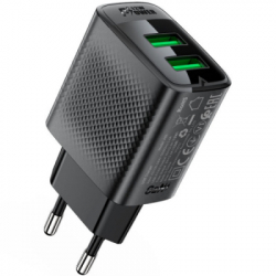�������� ������� Acefast 2xUSB 12W A86 black (6974316283270) - �������� 3