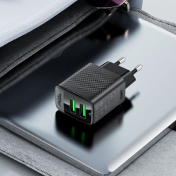 �������� ������� Acefast 2xUSB 12W A86 black (6974316283270) - �������� 8