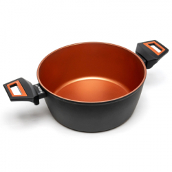 Каструля Hlmer кована з кришкою CR-1342-SBMCL Carrot 4,2 л (CR-1342-SBMCL Carrot) - Картинка 5