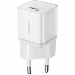 Зарядний пристрій Baseus 1xUSB-C 30W GaN5S white (P10162504213-00) - Картинка 2