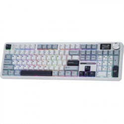 Клавіатура Aula F108 Pro Reaper Switch USB/Bluetooth/2.4G White (6978080501318) - Картинка 2