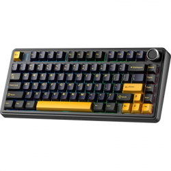 ��������� Aula F75 Pink Switch USB UA Black (6978080504890) - �������� 2