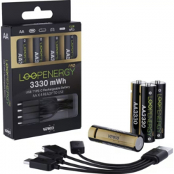 ���������� Verico AA USB Type-C 2220mAh/3330mWh-1.5V Li-ion 4��./��. (Loop Energy PRO) (1UDBT-A6WEAC-NN) - �������� 2