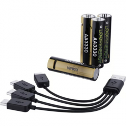 ���������� Verico AA USB Type-C 2220mAh/3330mWh-1.5V Li-ion 4��./��. (Loop Energy PRO) (1UDBT-A6WEAC-NN) - �������� 3