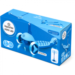 Самокат iSporter mini LED синій (M3Z_Blue) - Картинка 12