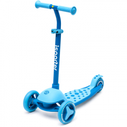 Самокат iSporter mini LED синій (M3Z_Blue) - Картинка 4