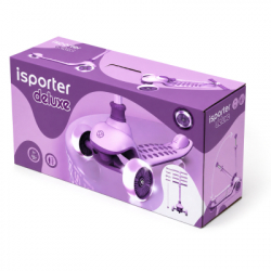 Самокат iSporter Deluxe LED пурпурний (M5_Purple) - Картинка 12