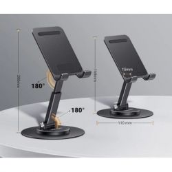 Підставка до планшета та телефона LP805 Swivel & Foldable Multi-Angle Phone Stand Black Ugreen (35152) - Картинка 4