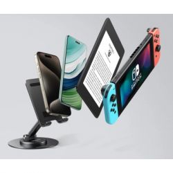 Підставка до планшета та телефона LP805 Swivel & Foldable Multi-Angle Phone Stand Black Ugreen (35152) - Картинка 8
