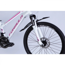 Велосипед Formula 24" BLACKWOOD DD FR рама-12,5" AL 2026 біло-рожевий (OPS-FR-24-444) - Картинка 4