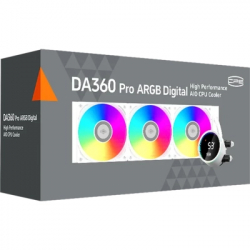 Система рідинного охолодження PcCooler DA360 Pro ARGB WH - Картинка 9